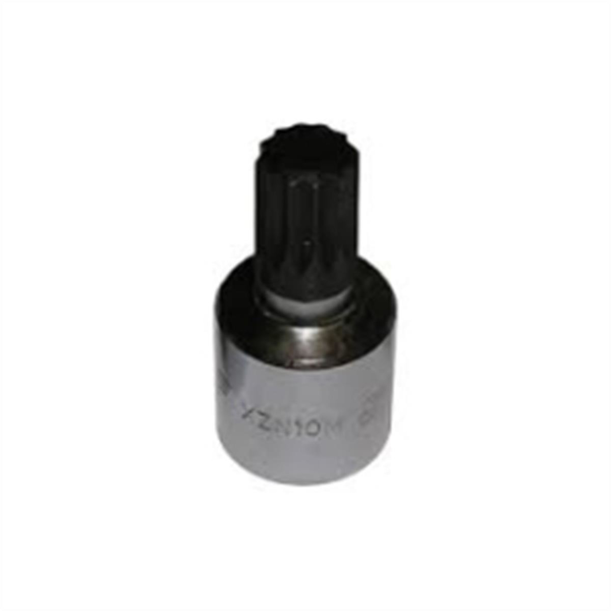 VIM Tools Hex Bit — 10mm, 1/2in. Square Drive Bit Holder, Black Phosphate Coated, Model# VIMHM-10MM